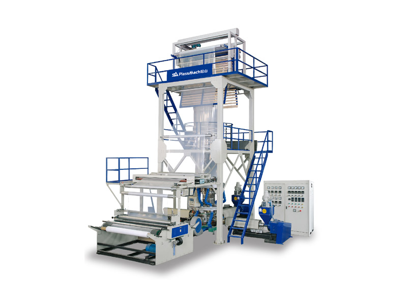PE high and low pressure three-layer co-extrusion film blowing machine