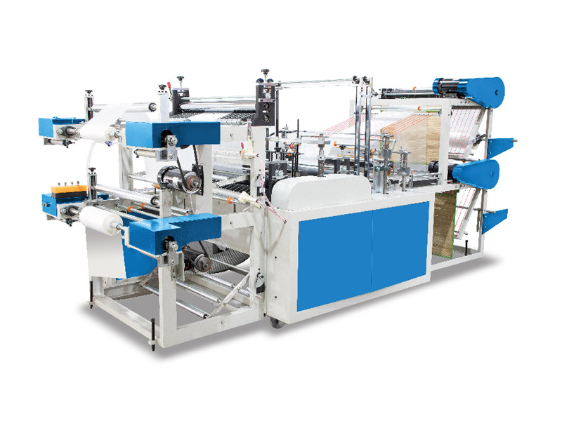 Semi-automatic and fully automatic roll bag making machine