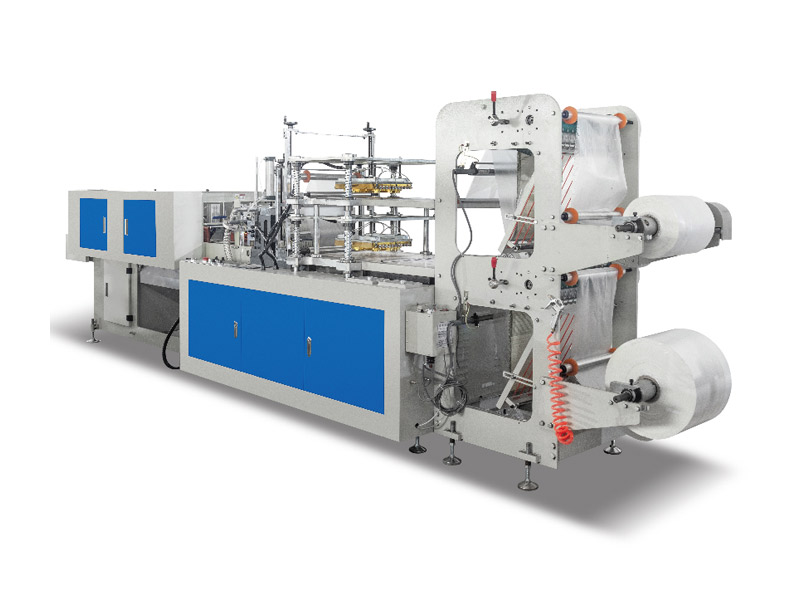 Semi-automatic and fully automatic plastic glove machines